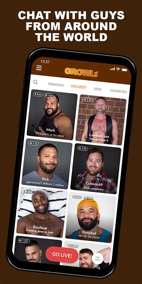 daddy bear gay|GROWLR: The Gay Bear Social Network for iPhone and Android